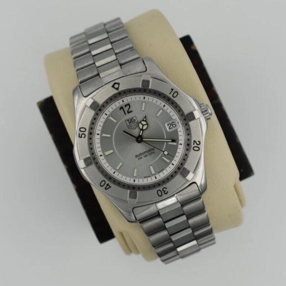 Tag Heuer WK2116.BA0311 Mens 2000 Series Automatic Watch Silver Stainless Steel - Picture 2 of 15